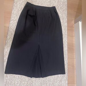 Talbots Classic Black Pencil Skirt